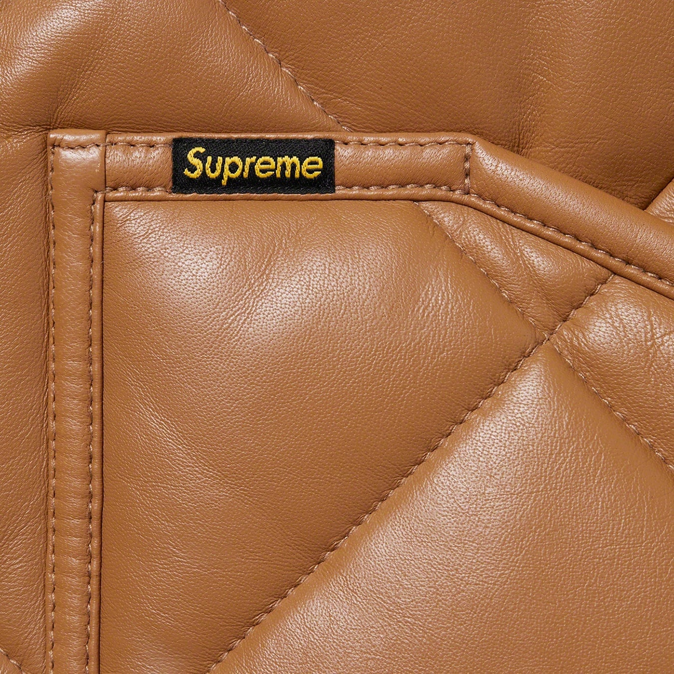 Quilted Leather Work Jacket view 5